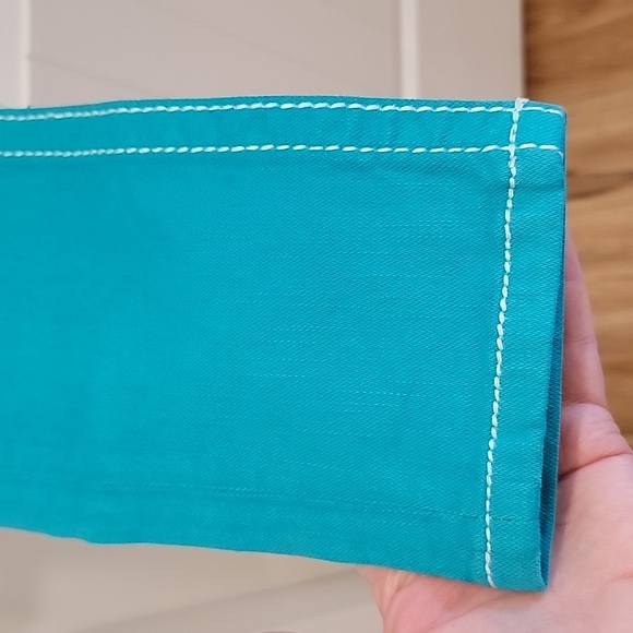 Miss Me Teal Skinny Low Rise Jeans Size 26 - Picture 10 of 11